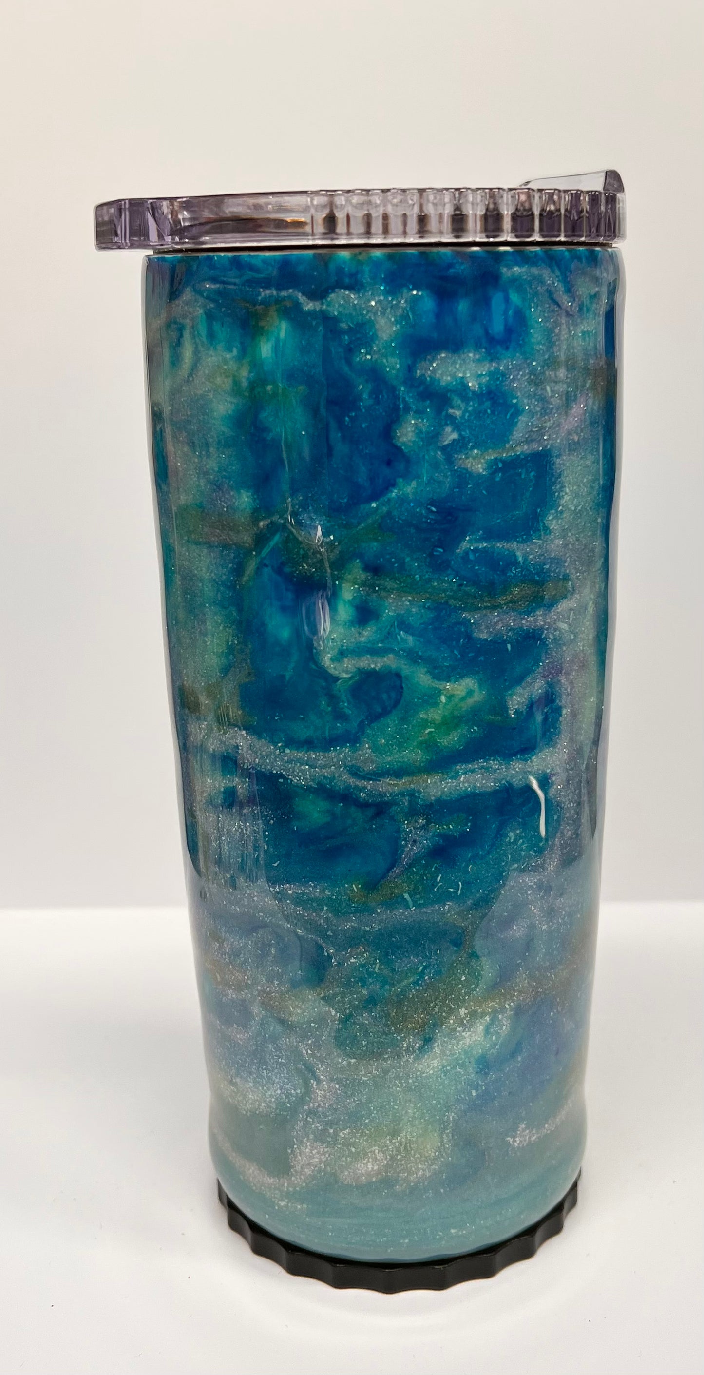 Blue Glitzy Tumbler, 20 oz