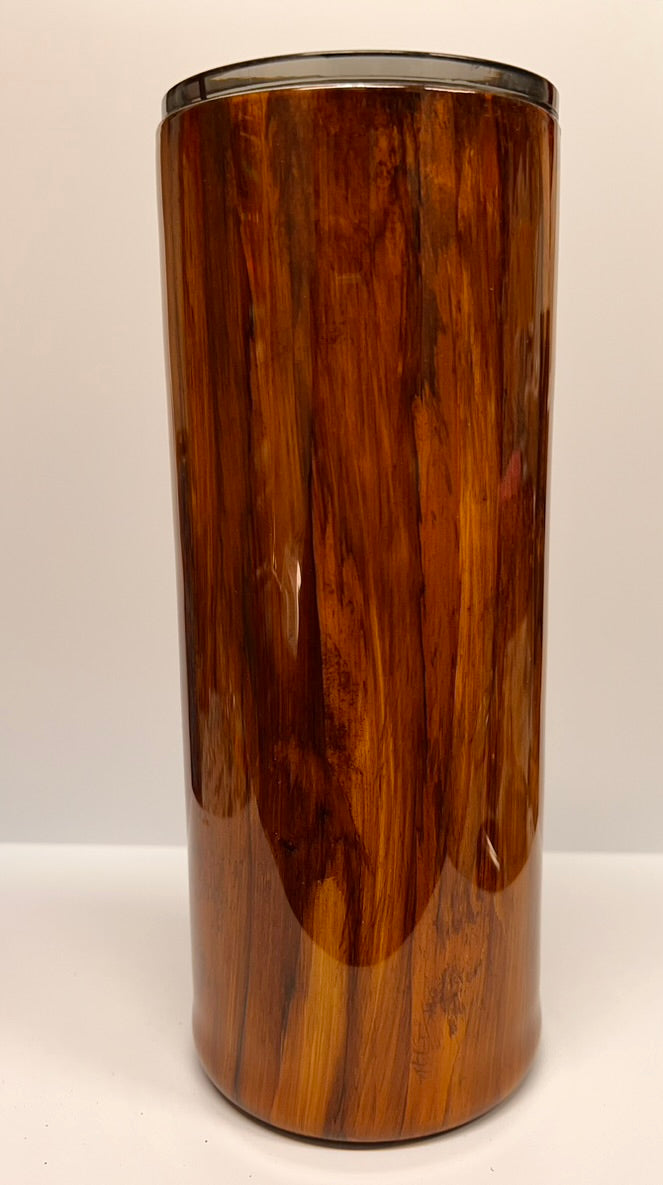 Wood grain Tumbler, 30 oz