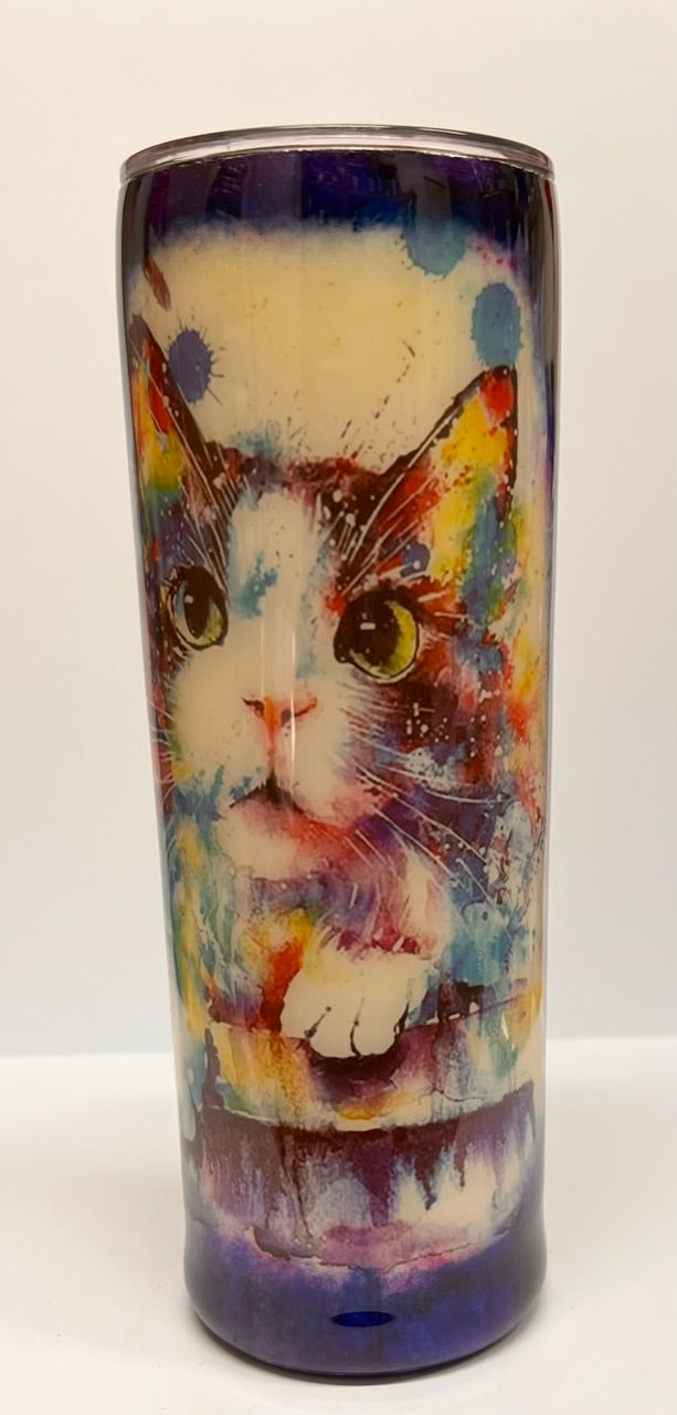Cat Tumbler, 20 oz