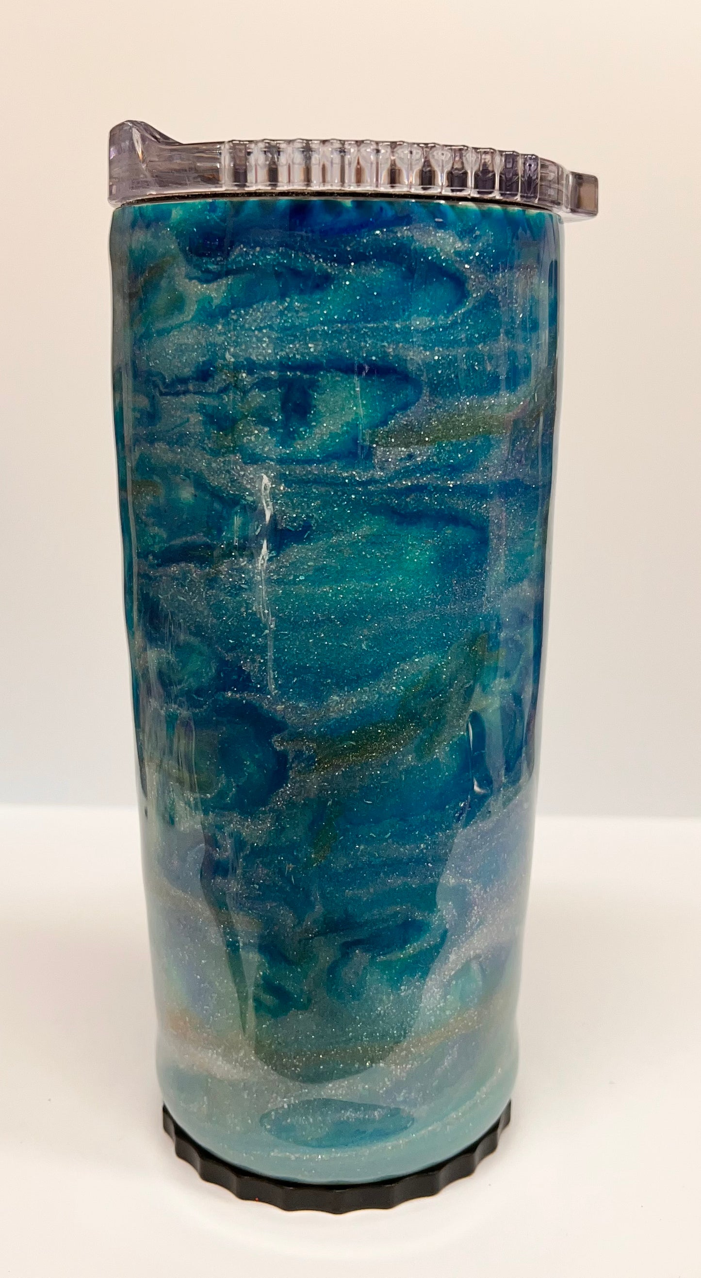 Blue Glitzy Tumbler, 20 oz
