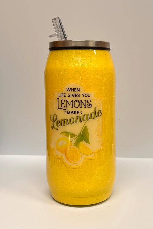Lemonade Soda Can Tumbler, 12 oz